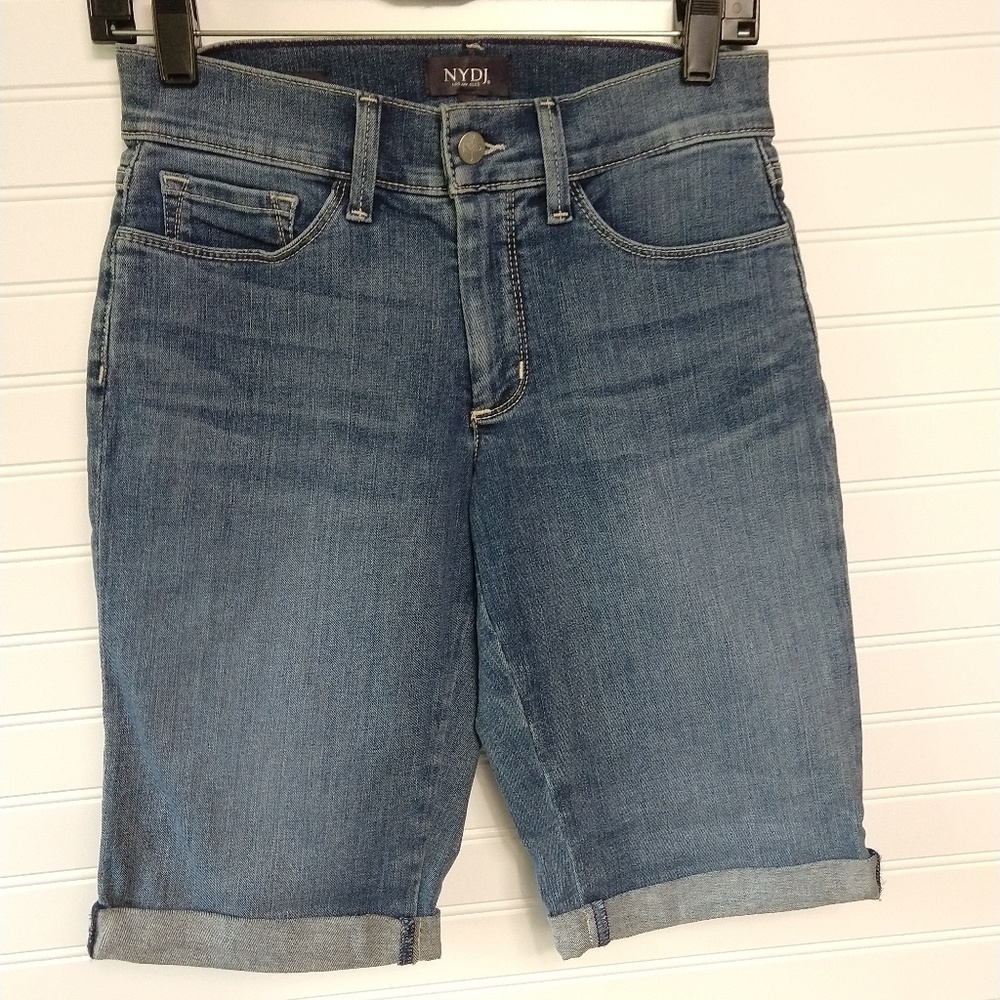 NYDJ | Briella Short Cuffed Denim Shorts